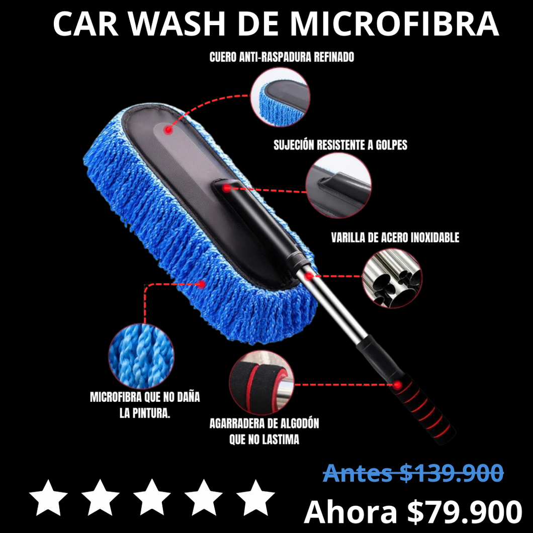 Cepillo de Microfibra para carro