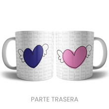 Cargar imagen en el visor de la galería, MUGS PAREJA CONTIGO EL AMOR ES UN VIAJE
